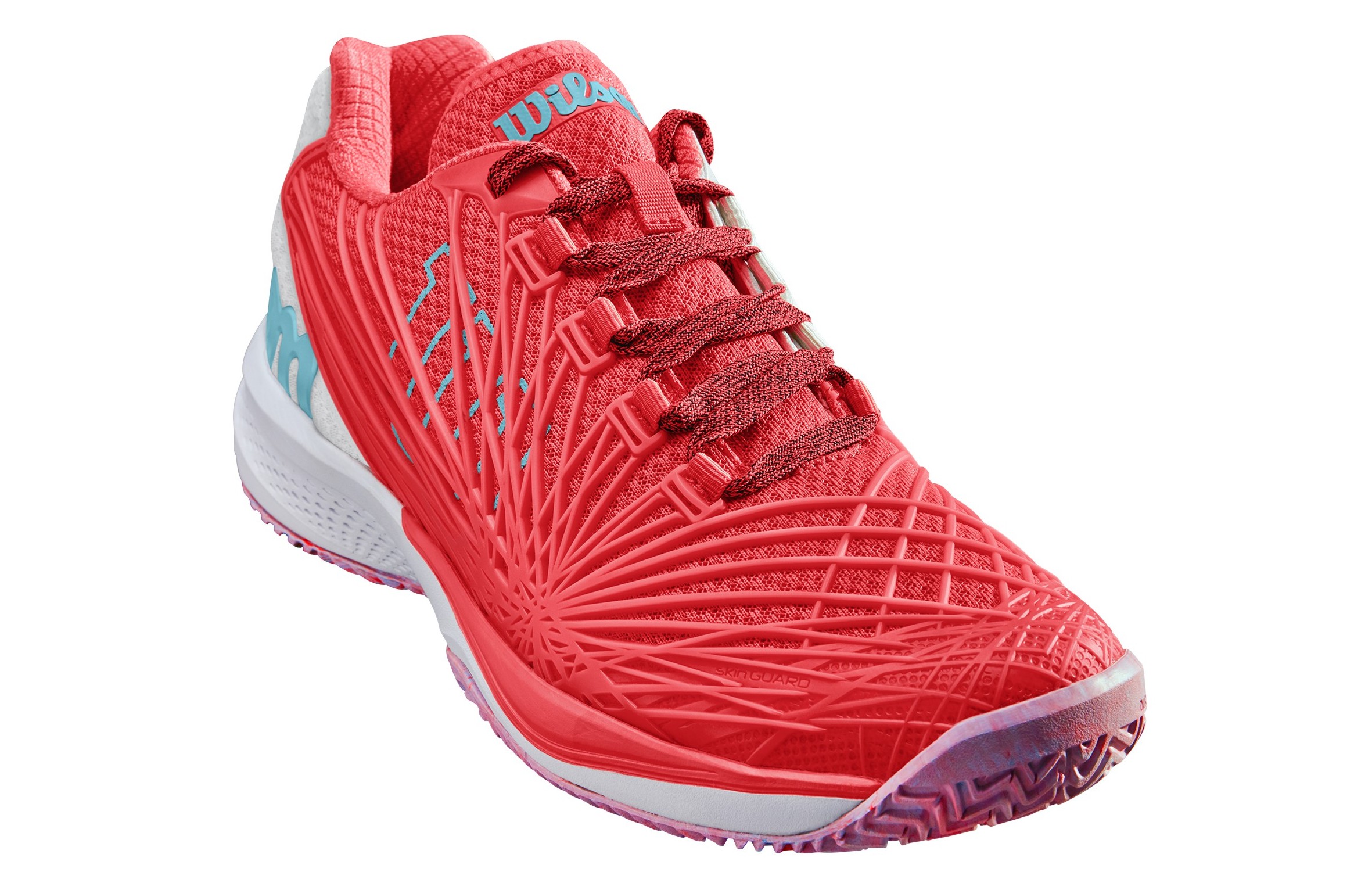 Wilson Kaos Fiery Coral/White Tennis-Ladies Wilson Kaos Fiery Coral/White Tennis-Ladies